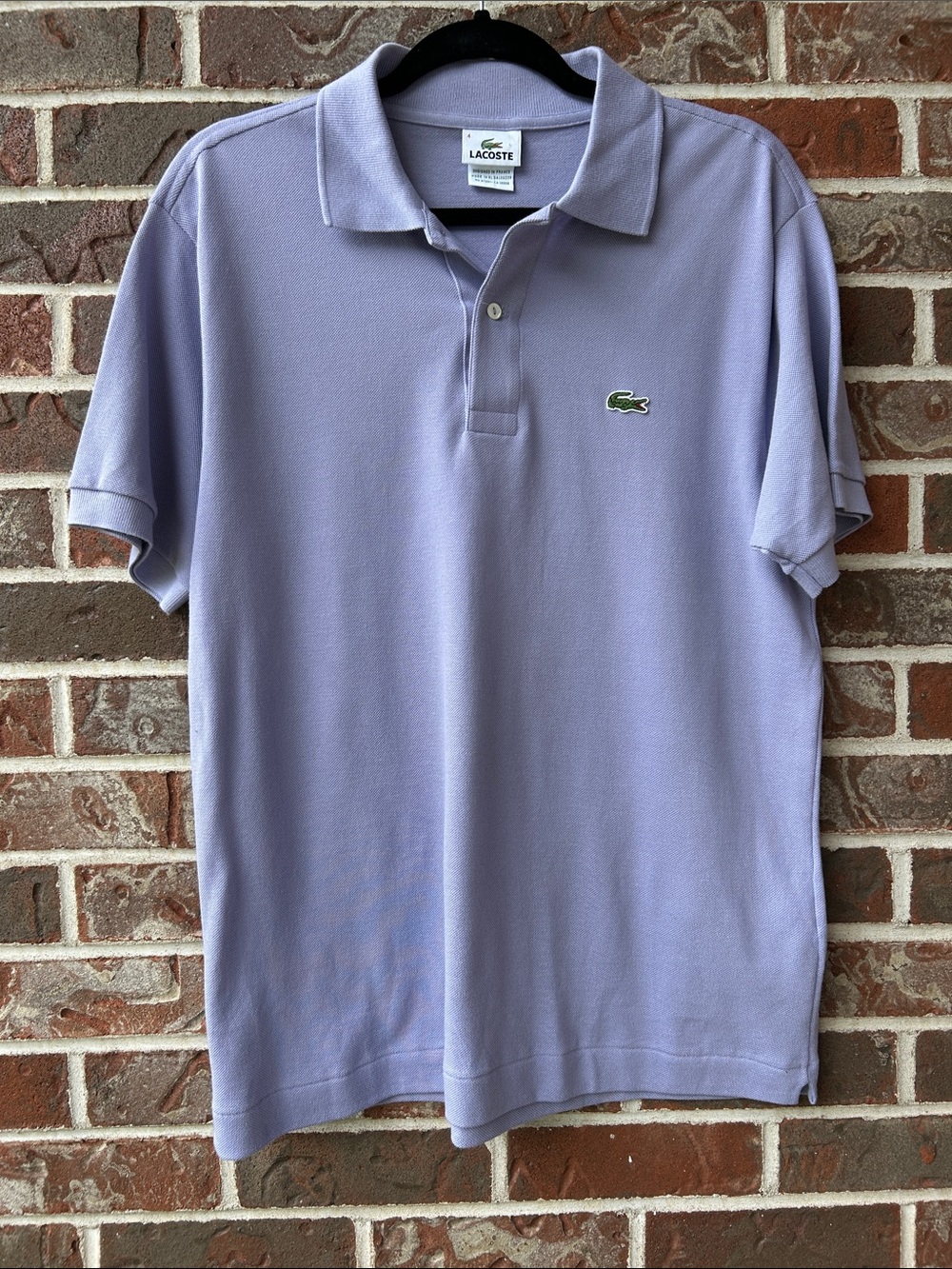 Lacoste Men's Light Lavender Pique Polo